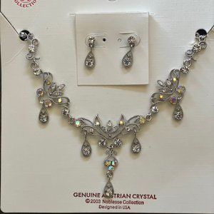 Noblesse Collection - Austrian Crystal - Necklace and Earrings